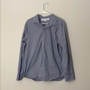 Large Blue Plaid Old Navy Button Down